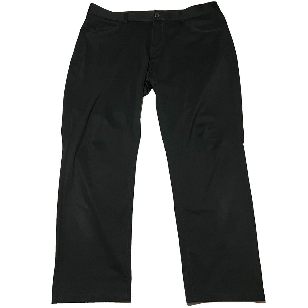 Rhone Commuter 5-Pocket Chino Pants Mens Size 38 Black Everyday Activewear